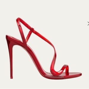 Red Christian Louboutin Rosalie 100 Heels